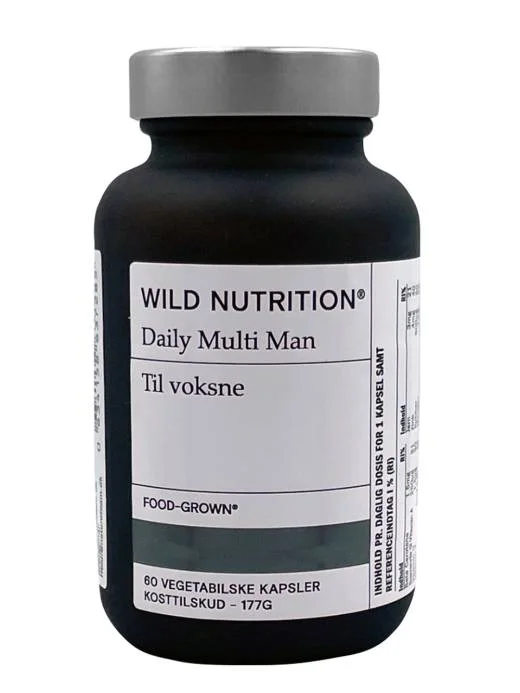 Wild Nutrition Daglig vitaminpille til manden
