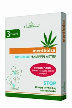 Cannaderm Mentholca kølende plastre