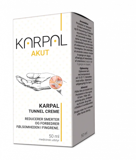 Karpaltunnelsyndrom og karpal akut