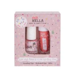 Miss Nella Lip Gloss Pink Secret og neglelak