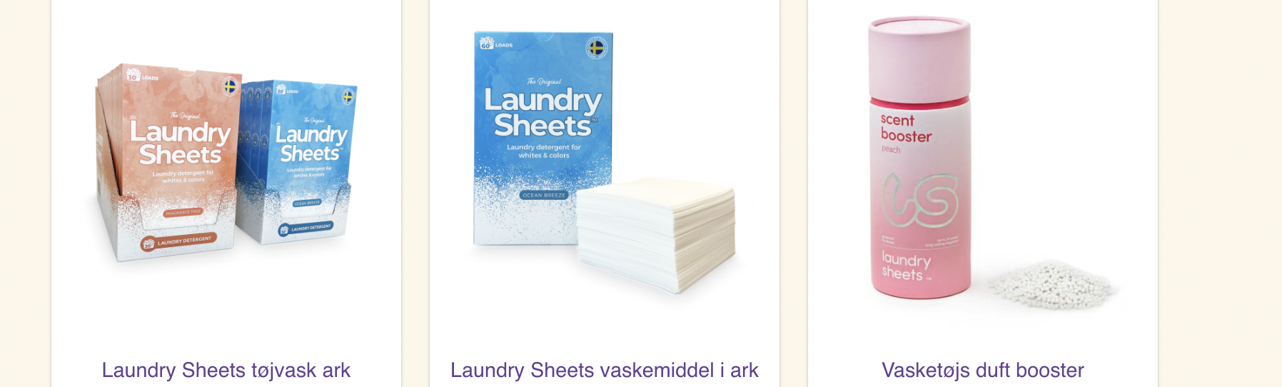Laundry Sheets