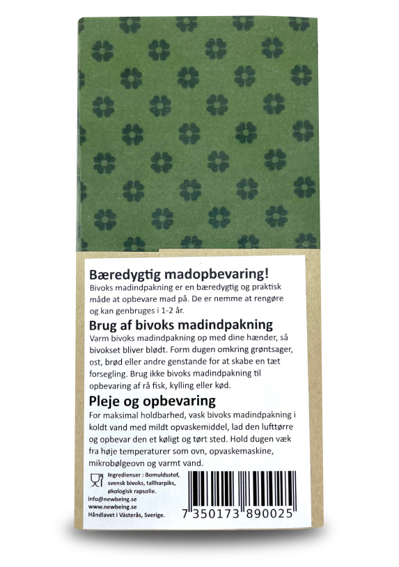 Newbeing bivoks madindpakning grøn