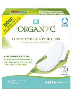 Organyc Super Flow Bind til kraftig menstruation