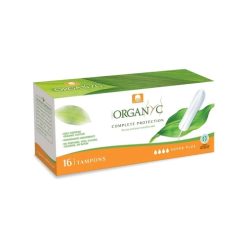 Organyc Super Plus Tamponer uden indføringshylster i 100 % certificeret økologisk bomuld.
