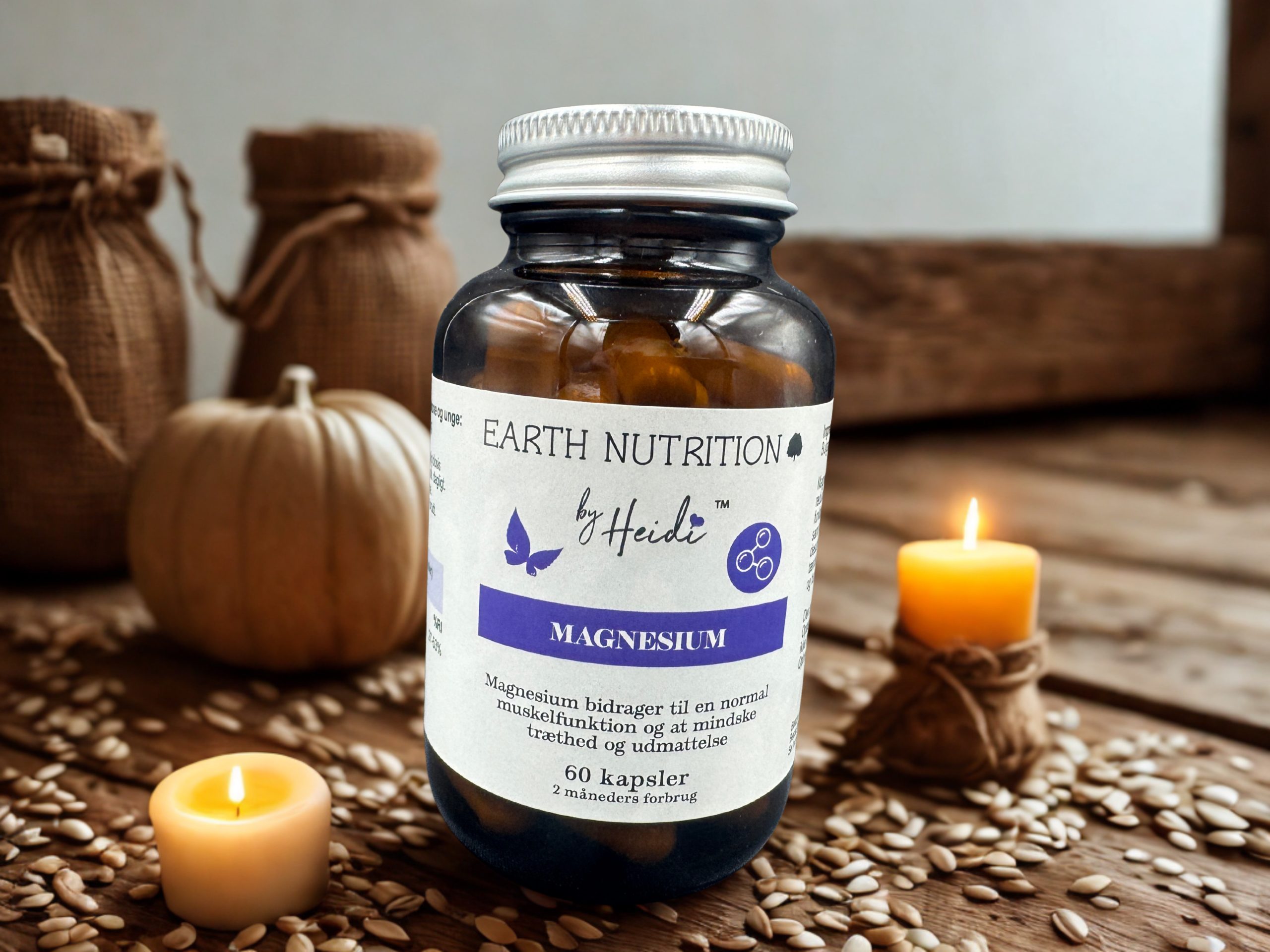 Earth Nutrition Magnesium – Food-State 60 stk.