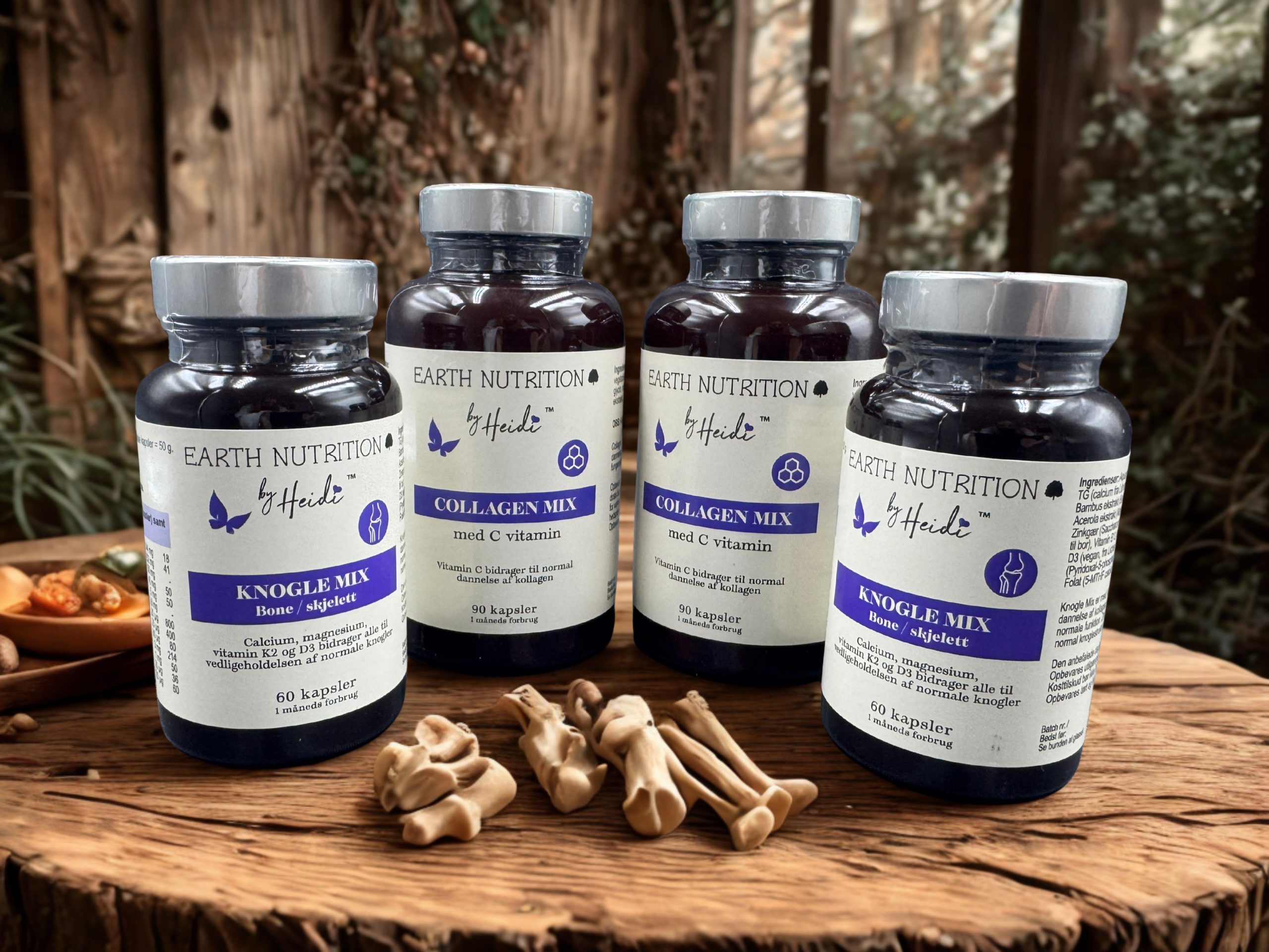 Knogle Mix + Collagen Mix – abonnement med 20 % rabat